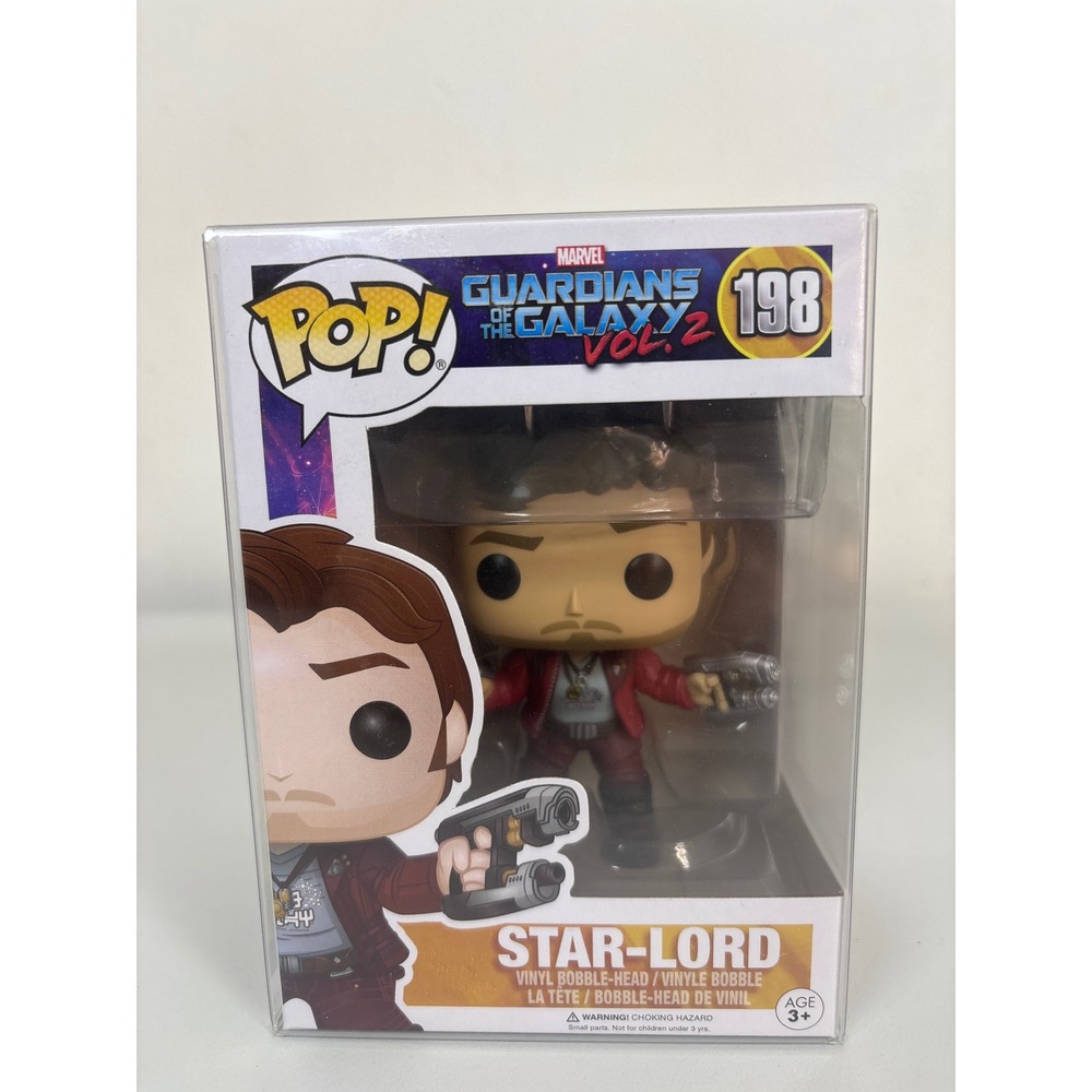 Funko Pop Marvel Guardians of the Galaxy Vol 2 Star-Lord 198 Vinyl Bobble-Head